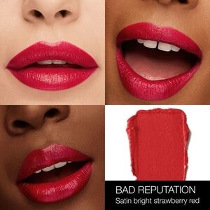 NARS Lipstick Bad Reputation Satin Bright Strawberry Red New in Box